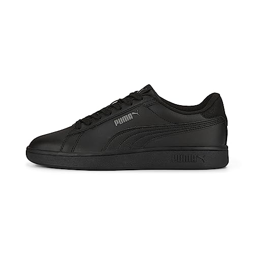 PUMA Unisex Kids’ Fashion Shoes SMASH 3.0 L JR Trainers & Sneakers, PUMA BLACK-SHADOW GRAY, 35.5 PUMA Unisex Kids' Fashion Shoes SMASH 3.0 L JR Trainers & Sneakers, PUMA BLACK-SHADOW GRAY, 35.5