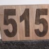 Plaque en bois gravée personnalisable (petite) - inscription au choix (citation, information, texte) - support environ 9cm x 12cm.