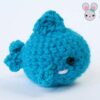 Porte-clés Poisson Bleu Amigurumi Kawaii