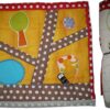 Tapis - circuit de voiture tout en tissu et transportable