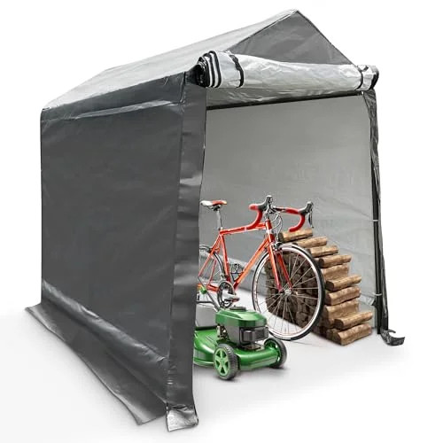 WELS® Tool Shed 8,7 m³ Tool Tent, 170 x 240 x 213 cm, Garden shed, Bicycle Garage, Motorcycle Garage, Foil Tool shed, Tent Garage, Rack 3 WELS® Tool Shed 8,7 m³ Tool Tent, 170 x 240 x 213 cm, Garden shed, Bicycle Garage, Motorcycle Garage, Foil Tool shed, Tent Garage, Rack