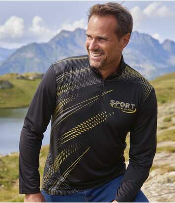 Lot de 2 Polos Sport Col Zippé