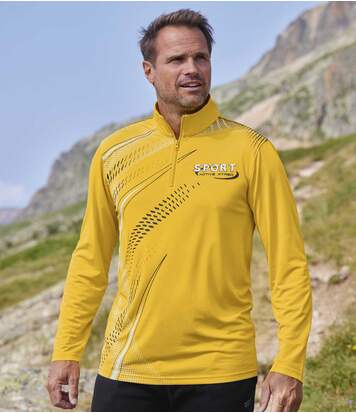 Lot de 2 Polos Sport Col Zippé