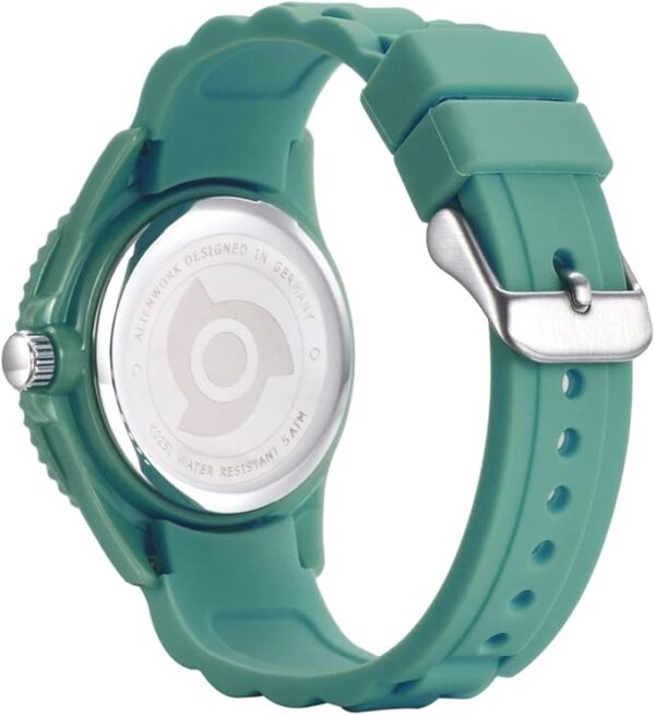 Alienwork Kids Montre Pédagogique Apprendre l’Heure Enfants Garçon Fille Armée Verte Bracelet en Silicone Multicolore Enfants Résistant à l’eau 5 ATM Temps d’apprentissage 9 Alienwork Kids Montre Pédagogique Apprendre l'Heure Enfants Garçon Fille Armée Verte Bracelet en Silicone Multicolore Enfants Résistant à l'eau 5 ATM Temps d'apprentissage