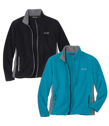 Lot de 2 Vestes Polaires Bicolores Atlas(R) 3 Lot de 2 Vestes Polaires Bicolores Atlas(R)