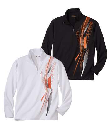 Lot de 2 Polos Col Zippé Cold Winter 3 Lot de 2 Polos Col Zippé Cold Winter
