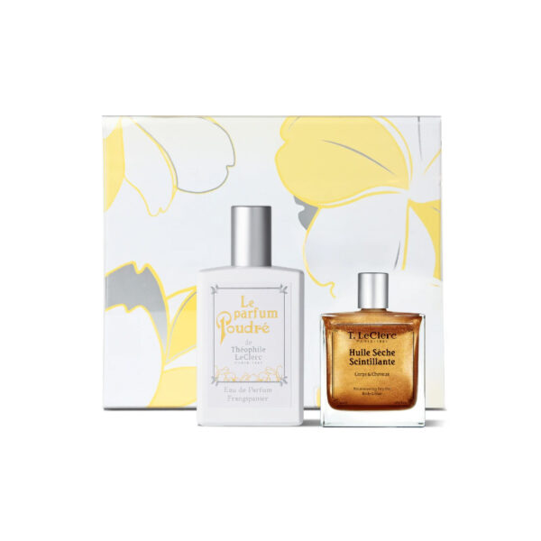 Le Parfum Poudré Frangipanier Coffret - Huile Sèche + Eau de Parfum-50ml THEOPHILE LECLERC