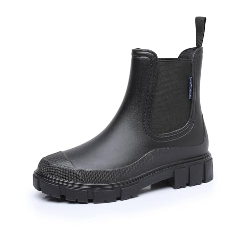 Bottes de pluie courtes femme PVC antidérapant DRECAGE