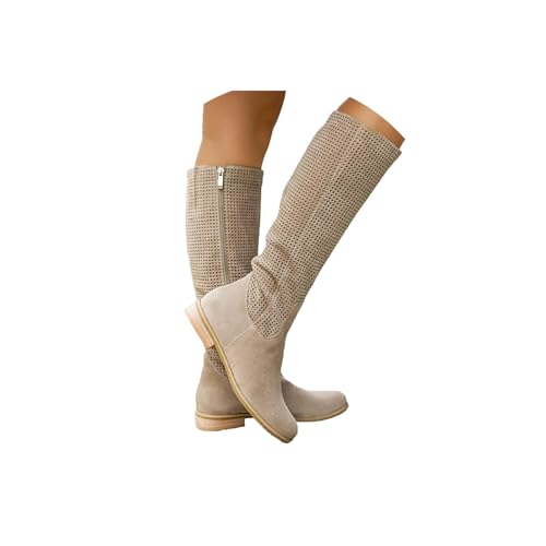 Bottes Western Femme en Daim Respirant ORANDESIGNE 3