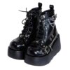 Bottines gothiques femme à plateforme 9,9 cm Ulalaza 17 Bottines gothiques femme à plateforme 9,9 cm Ulalaza 17