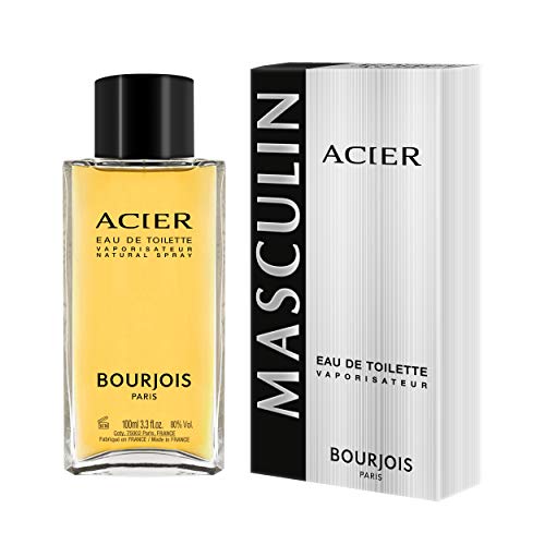 Eau de Toilette Homme Acier 100ml, Bourjois 3 Eau de Toilette Homme Acier 100ml, Bourjois 3