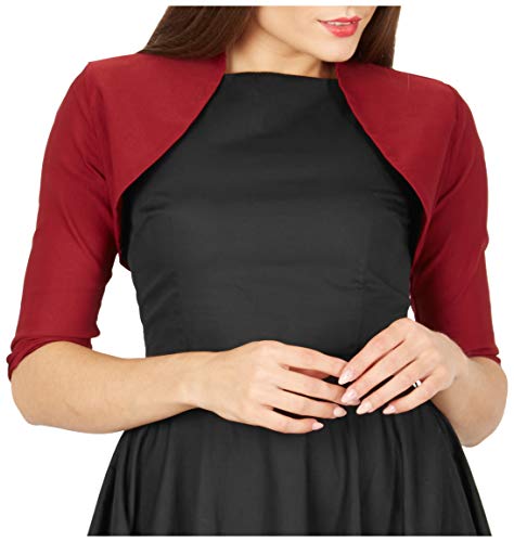 Boléro Femme Stretch Col Montant, BlackButterfly Boléro Femme Stretch Col Montant, BlackButterfly