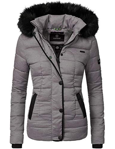 Veste d’Hiver Matelassée Col Fourrure, Marikoo Veste d’Hiver Matelassée Col Fourrure, Marikoo