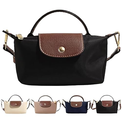 Mini sac bandoulière femme noir zippé Dreaku