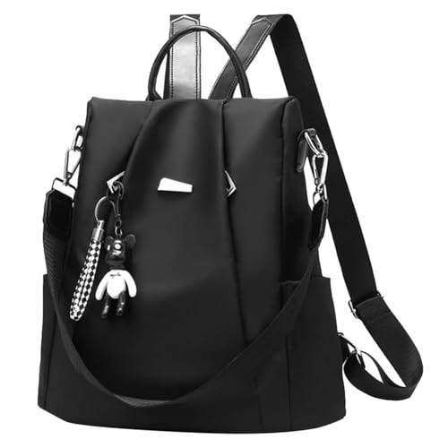 Sac à Dos Antivol Femme 3-en-1 Nylon Noir – Eshow