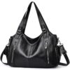 Sac à main femme noir, grand format 38 cm – Mabecol 15 Sac à main femme noir, grand format 38 cm – Mabecol 15