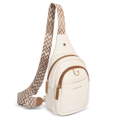 Sac bandoulière femme cuir PU 3 compartiments OSOCE