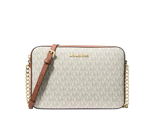 Sac bandoulière cuir vanille, 3 poches – Michael Kors