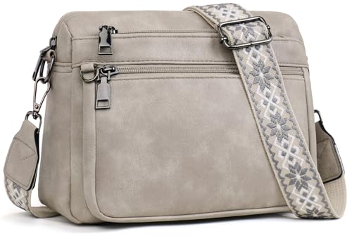 Sac bandoulière femme cuir vegan léger 22cm MUIIKOLA Sac bandoulière femme cuir vegan léger 22cm MUIIKOLA