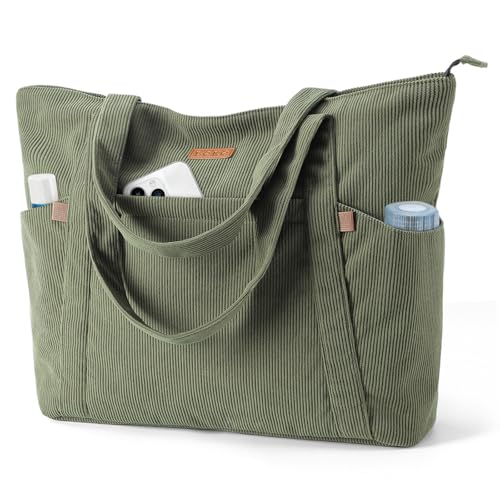 Sac cabas velours côtelé 18L PC 15,6&Prime; Leke