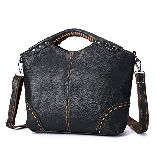 Sac à main cuir vintage bandoulière réglable Le&rsquo;aokuu