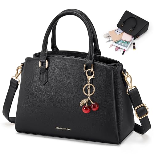 Sac à Main PU Noir Spacieux 34 cm Modèle 10110 RAINSMORE