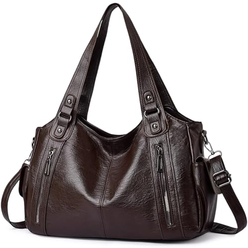 Sac à Main Femme PU 6 Poches Grande Capacité Mabecol