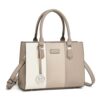 Sac à main femme tricolore PU 23x28cm MISS LULU 19