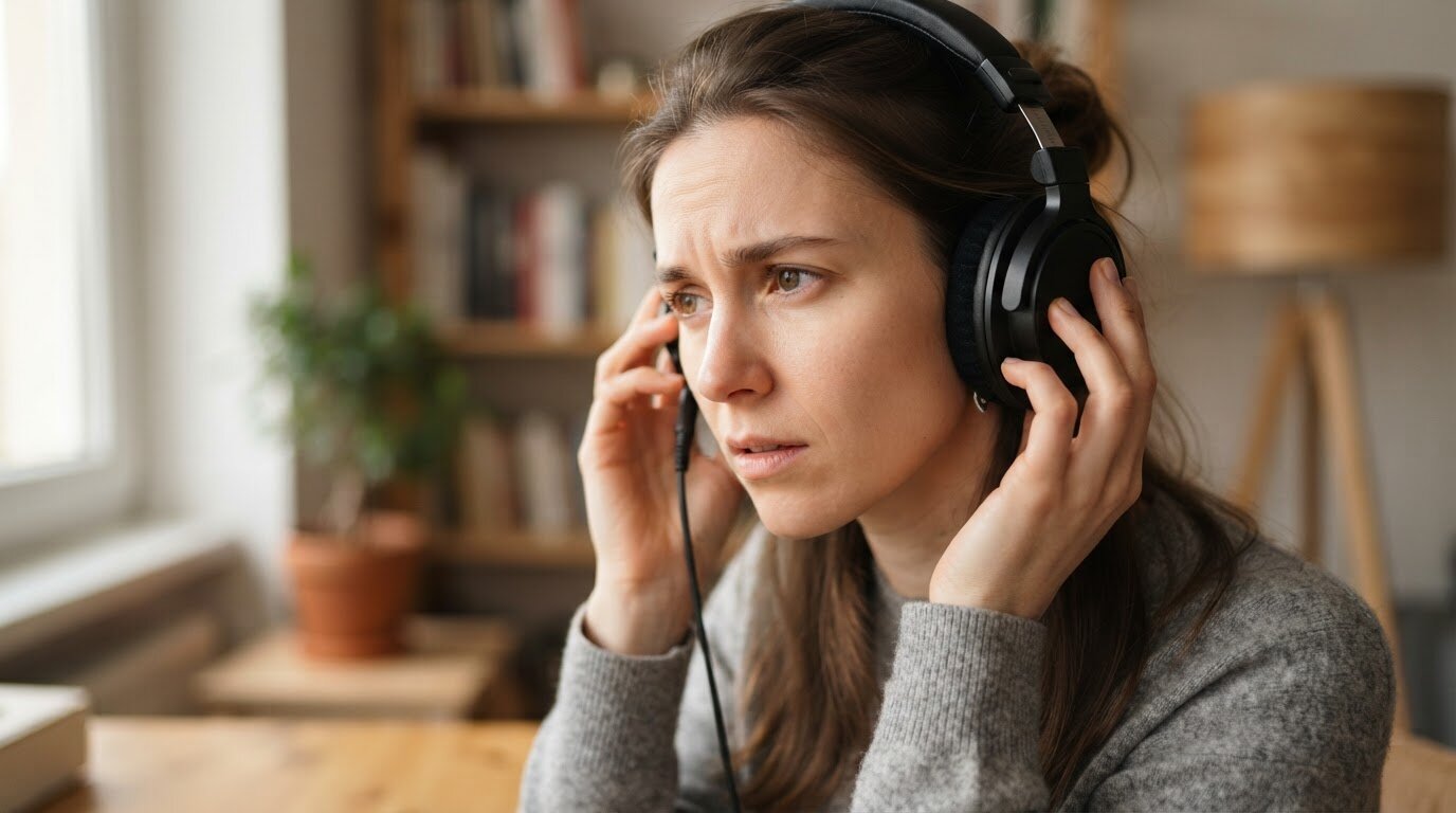 Casque audio qui ne fonctionne plus que d'un côté Personne vérifiant pourquoi une seule oreillette de son casque audio produit du son