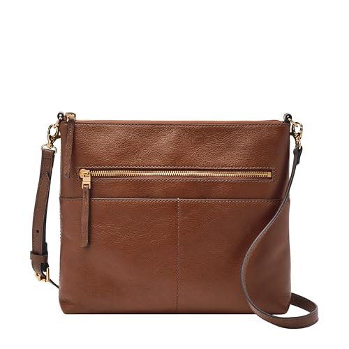 Fossil Fiona Grand sac à main en bandoulière pour femme, marron, Taille unique Fossil Fiona Grand sac à main en bandoulière pour femme, marron, Taille unique